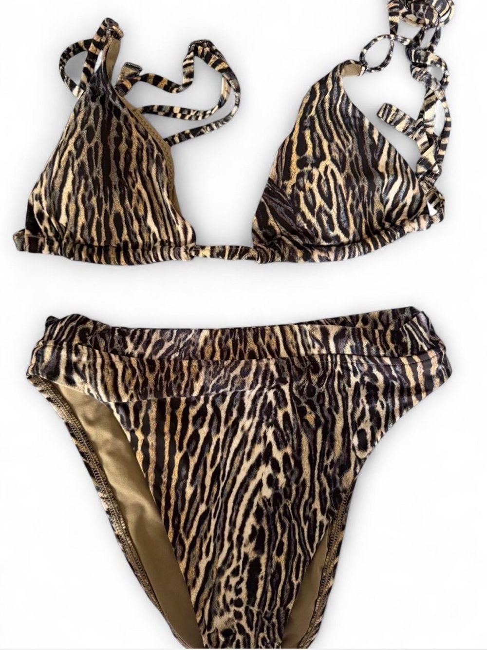 Victoria's Secret leopard Print Triangle Bikini